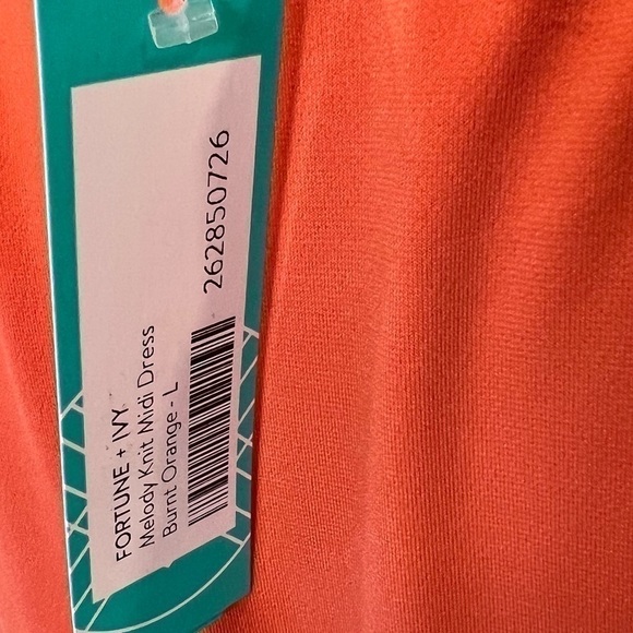 Orange Melody Dress Fortune + Ivy (C18) - Picture 6 of 7